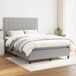 Cama box spring Bloques con cuadros 140x190 Cama box spring Bloques con cuadros 140x190 Azul