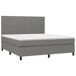 Cama box spring Diseño plano 160x200 Cama box spring Diseño plano 160x200 Gris Claro