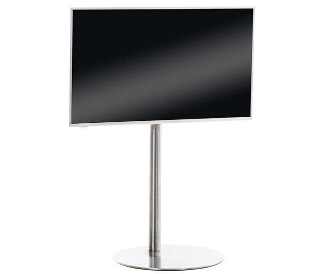 Soporte de pie para tv metal acero inoxidable 53x64x100 cm
