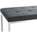Banco - Barci - Tela 100x40 Banco - Barci - Tela 100x40 Gris Oscuro