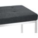 Banco - Barci - Tela 100x40 Banco - Barci - Tela 100x40 Gris Oscuro