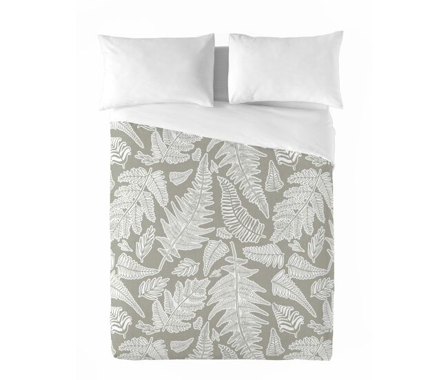Sandal - funda nórdica estampada cama 135 - algodón extrasuave - incluye 1 funda de almohada - bosco green