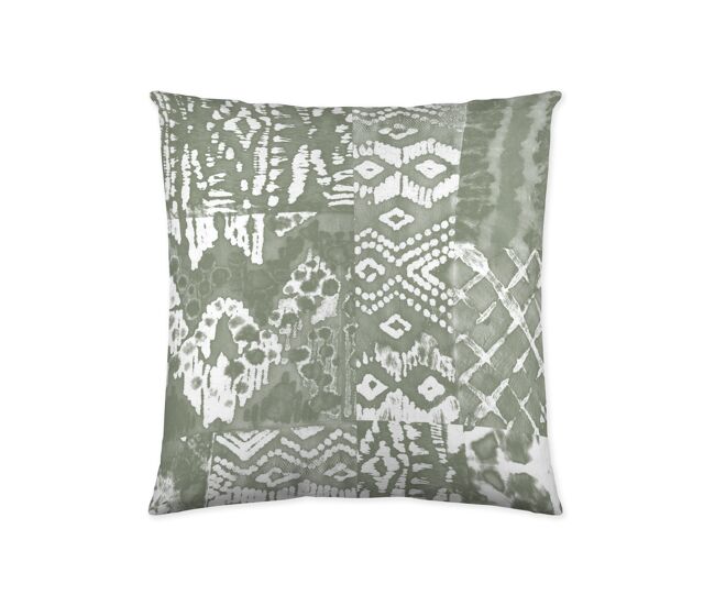 Sandal - funda de cojin estampado - sin relleno - 50x50 cm - algodón extra suave - fabricado en españa - mive sage