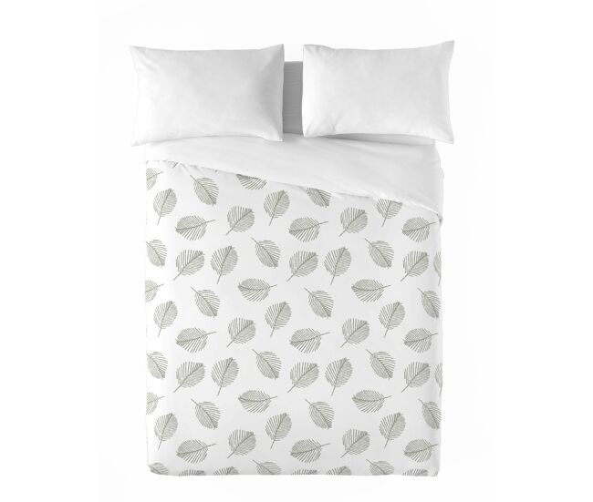 Sandal - funda nórdica estampada cama 150 - algodón extrasuave - incluye 2 fundas de almohada - jaho sage