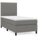 Cama box spring Rayas verticales 90x190 Cama box spring Rayas verticales 90x190 Gris Claro