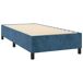 Cama box spring colchón y LED terciopelo - Rayas verticales 90x200 Cama box spring colchón y LED terciopelo - Rayas verticales 90x200 Azul