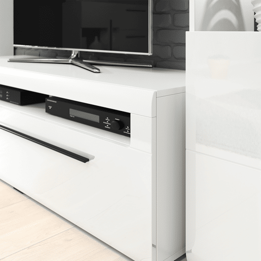 Suporte para TV 1 gaveta 160 cm Louis Branco