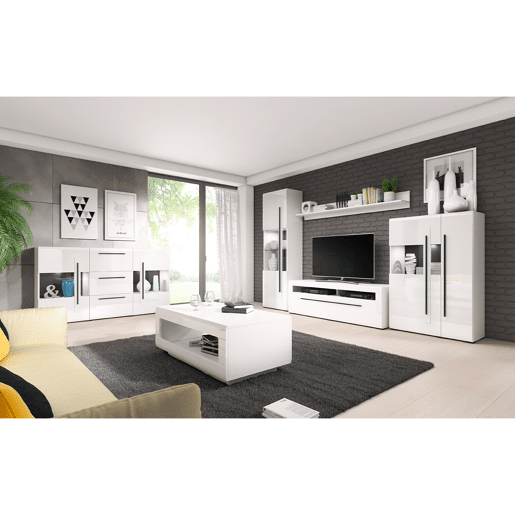 Suporte para TV 1 gaveta 160 cm Louis Branco