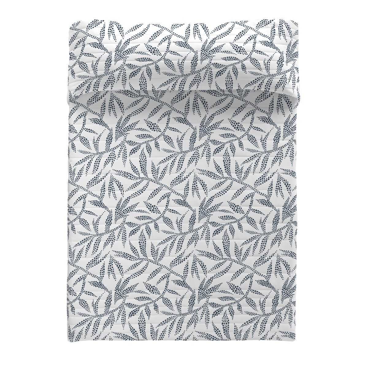 Sandal - colcha bouti estampada - microfibra - extra - suave - gramaje 70 gramos - cama 180 - wakia blue