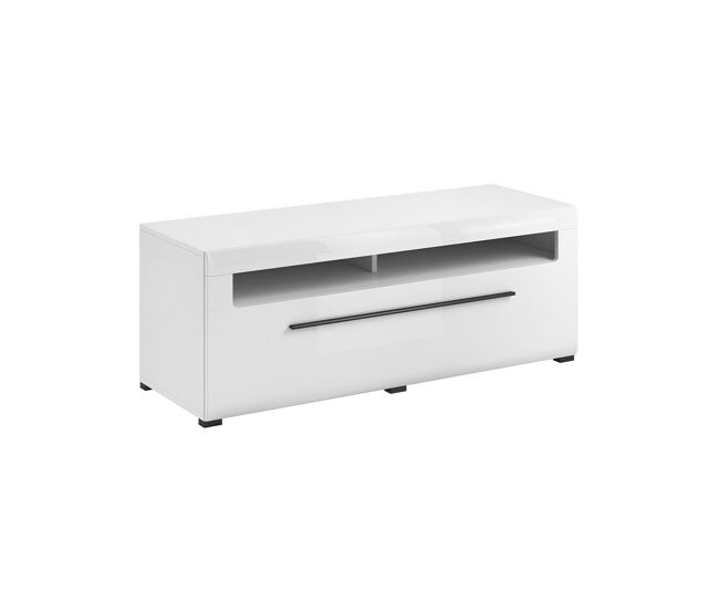 Mueble TV 2 cajones 140 cm Louis Blanco