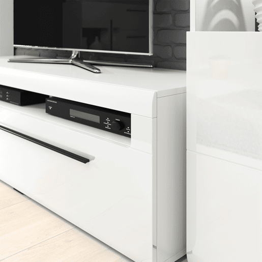 Suporte para TV 1 gaveta 140 cm Louis Branco