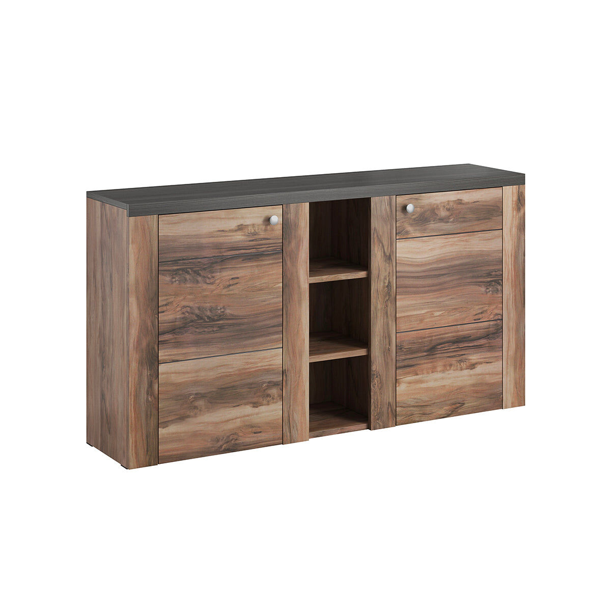Bufé 2 puertas amaury madera oscura