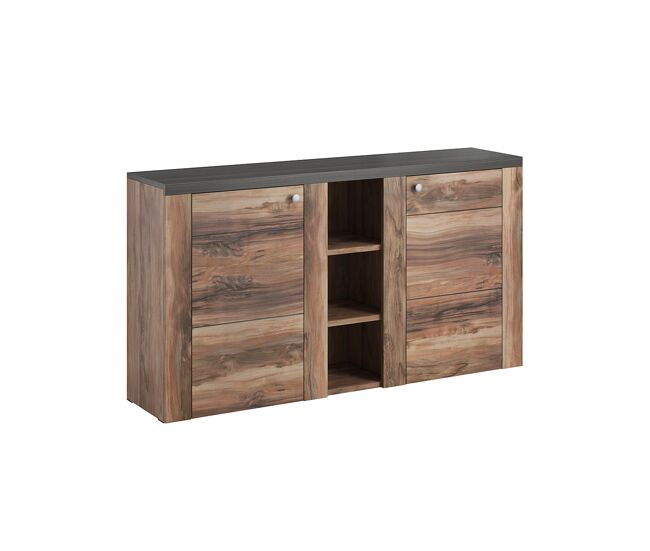 Bufé 2 puertas amaury madera oscura