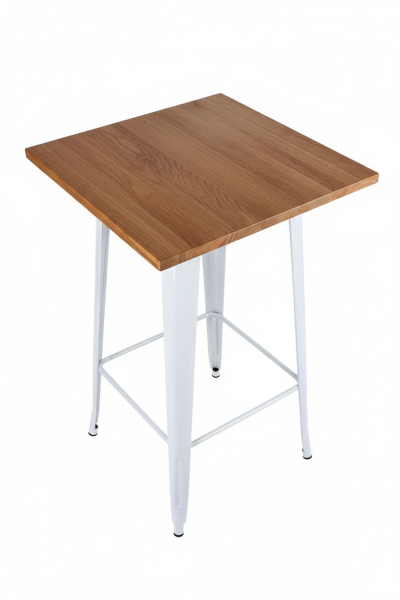 Mesa Torix Alta Madera 60x60