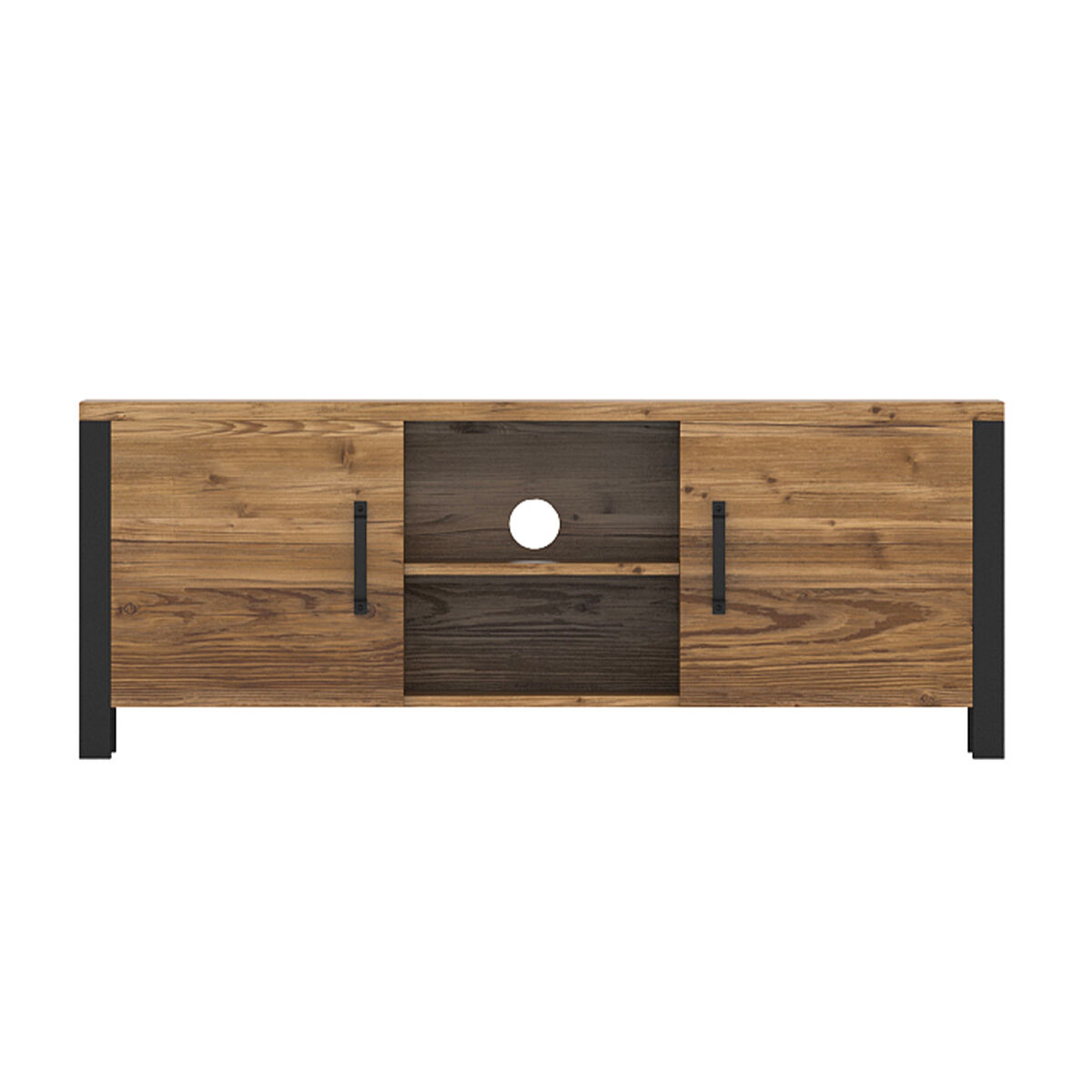 Mueble TV 2 puertas madera Lyam