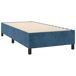 Cama box spring colchón y LED terciopelo - Rayas verticales 90x190 Cama box spring colchón y LED terciopelo - Rayas verticales 90x190 Azul