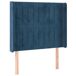 Cama box spring colchón y LED terciopelo - Rayas verticales 90x190 Cama box spring colchón y LED terciopelo - Rayas verticales 90x190 Azul