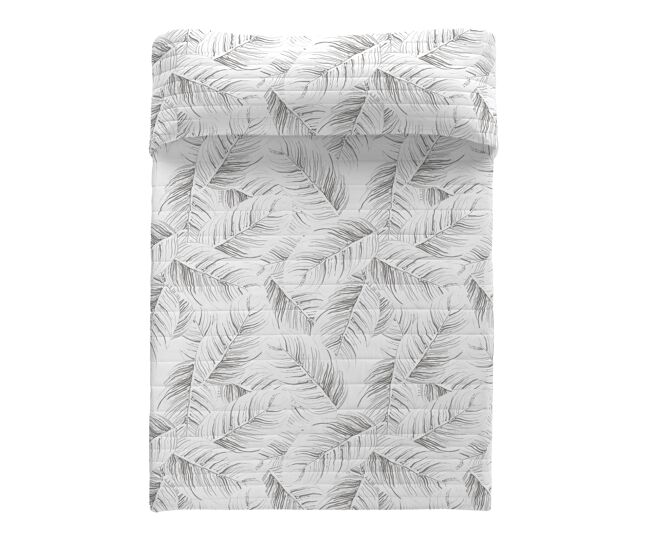 Sandal - colcha bouti estampada - microfibra - extra - suave - gramaje 70 gramos - cama 150 - acanto stone