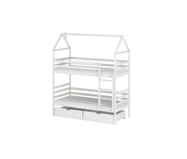 Cama alex house, estilo moderno. dispone de 2 cajones.