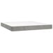 Cama box spring colchón y LED terciopelo - Rayas verticales 180x200 Cama box spring colchón y LED terciopelo - Rayas verticales 180x200 Gris Claro