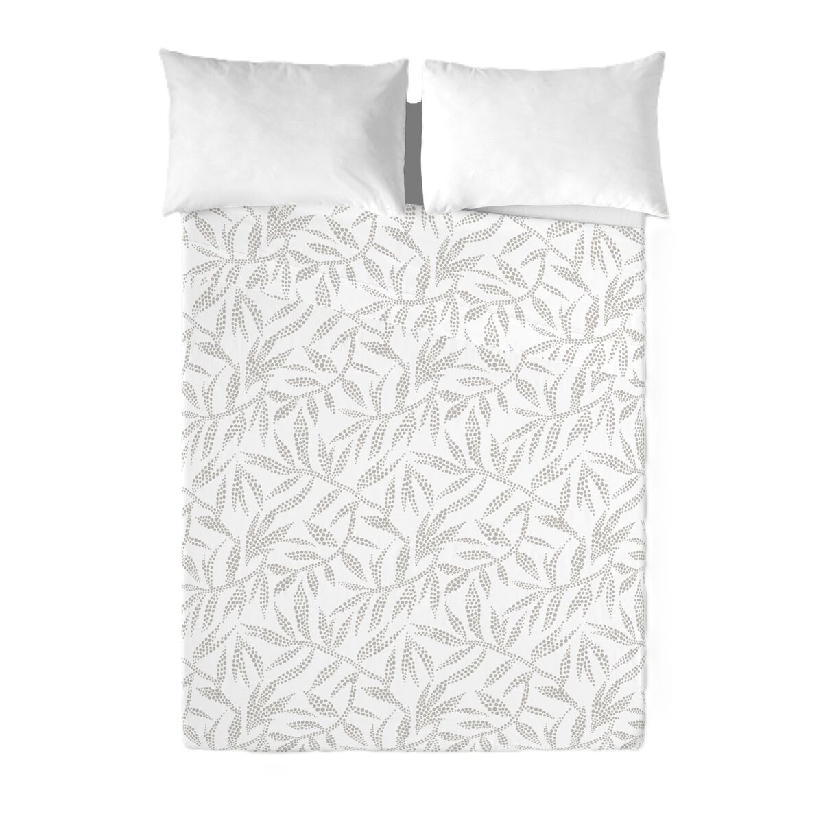 Sandal - juego de sábanas estampadas 3 piezas cama 180 - algodón extra suave - incluye sábana encimera + 2 fundas de almohada -wakia stone