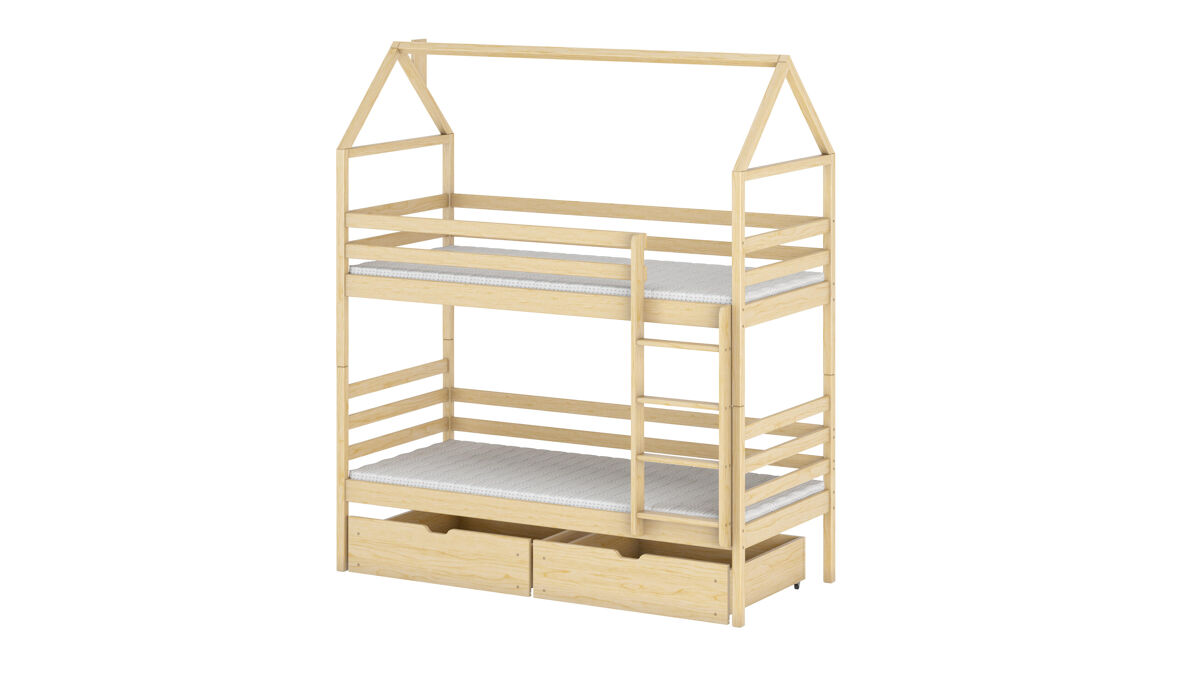 Cama alex house, estilo moderno. dispone de 2 cajones.