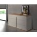 ANGEL CERDÁ Cómoda de diseño moderno de madera 135 ANGEL CERDÁ Cómoda de diseño moderno de madera 135 Gris/ Madera