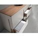 ANGEL CERDÁ Cómoda de diseño moderno de madera 135 ANGEL CERDÁ Cómoda de diseño moderno de madera 135 Gris/ Madera