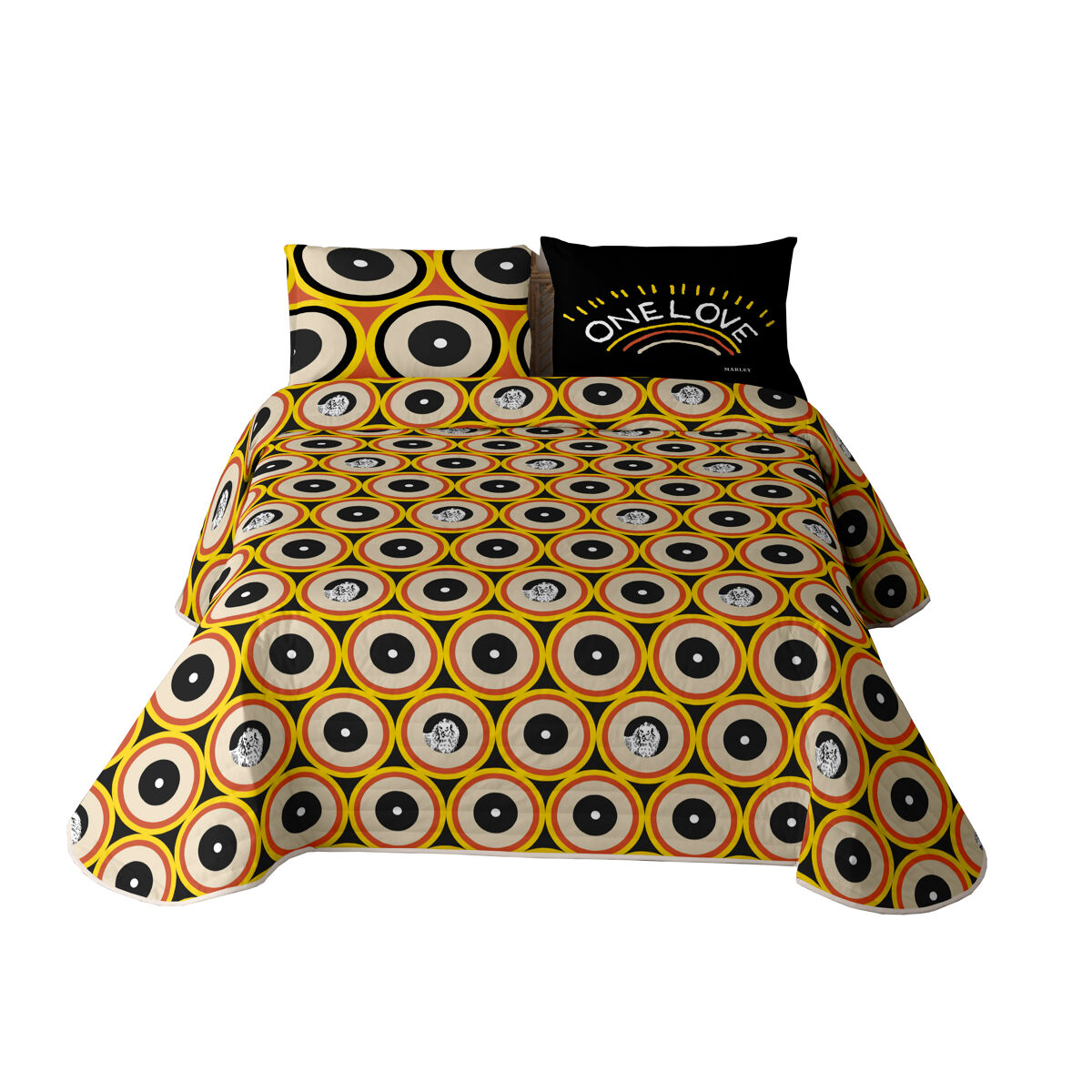 MARLEY - Colcha Bouti Estampada de Microfibra Extra Suave RETRO