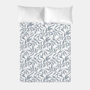 SANDAL - Conjunto de Lençóis Impressos Cama 2 Peças 90 - Algodão extra macio - Inclui lençol plano + 1 fronha - WAKIA BLUE