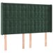 Cama box spring colchón y LED terciopelo - Botones 140x200 Cama box spring colchón y LED terciopelo - Botones 140x200 Verde