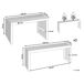 Beliani Conjunto de comedor BELLANO Beliani Conjunto de comedor BELLANO Madera Clara