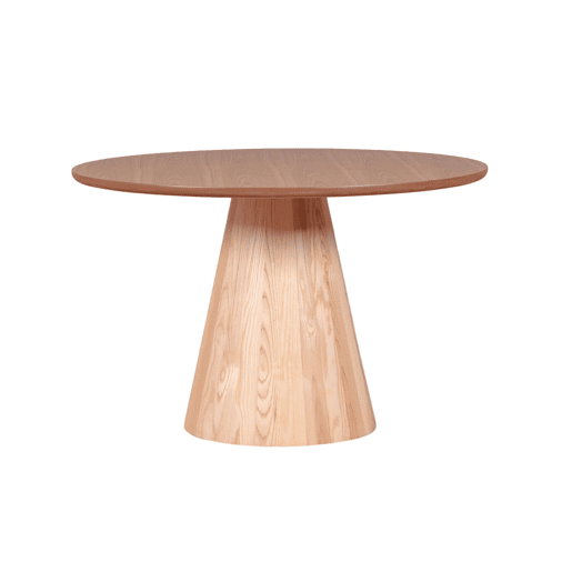 Mesa de jantar com base central em madeira de freixo (120cm) - Nest Mesa de jantar com base central em madeira de freixo (120cm) - Nest