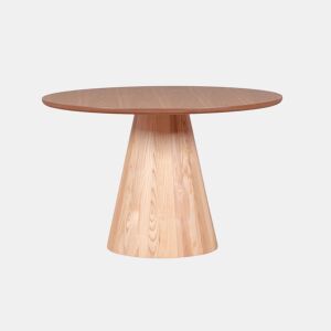 Mesa de jantar com base central em madeira de freixo (120cm) - Nest