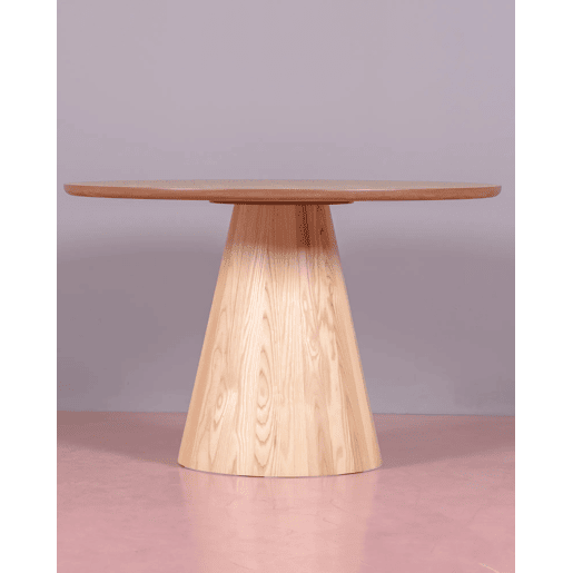 Mesa de jantar com base central em madeira de freixo (120cm) - Nest Mesa de jantar com base central em madeira de freixo (120cm) - Nest