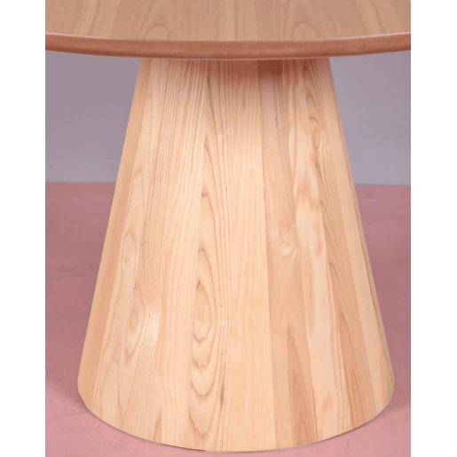 Mesa de jantar com base central em madeira de freixo (120cm) - Nest Mesa de jantar com base central em madeira de freixo (120cm) - Nest