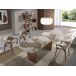 ANGEL CERDA Mesa comedor rectangular mármol porcelánico y nogal 200x90 ANGEL CERDA Mesa comedor rectangular mármol porcelánico y nogal 200x90 Blanco/ Madera