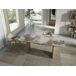 ANGEL CERDA Mesa comedor rectangular mármol porcelánico y nogal 200x90 ANGEL CERDA Mesa comedor rectangular mármol porcelánico y nogal 200x90 Blanco/ Madera