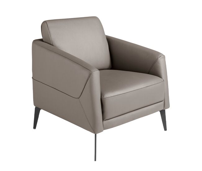 Angel cerda sillón piel gris oscuro