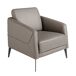 ANGEL CERDÁ Sillón moderno de piel ANGEL CERDÁ Sillón moderno de piel Negro