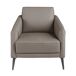 ANGEL CERDÁ Sillón moderno de piel ANGEL CERDÁ Sillón moderno de piel Negro