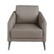 ANGEL CERDÁ Sillón moderno de piel ANGEL CERDÁ Sillón moderno de piel Negro