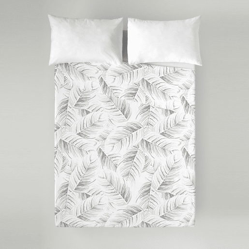 SANDAL - Conjunto de Lençóis Impressos Cama 3 Peças 150 - Algodão extra macio - Inclui lençol plano + 2 fronhas - ACANTO STONE