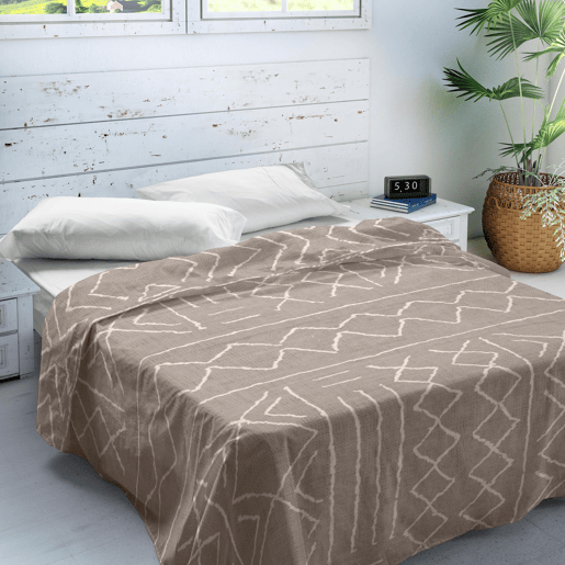 SANDAL - Conjunto de Lençóis Impressos Cama 2 Peças 90 - Algodão extra macio - Inclui lençol plano + 1 fronha - NAUEK LINEN