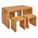 Beliani Conjunto de comedor BELLANO Beliani Conjunto de comedor BELLANO Madera Clara