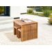Beliani Conjunto de comedor BELLANO Beliani Conjunto de comedor BELLANO Madera Clara