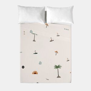 HACIENDO EL INDIO - Conjunto de Lençóis Impressos Cama 2 Peças 90 - Algodão extra macio - Inclui lençol plano + 1 fronha - GOODVIBES