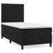 Cama box spring con colchón terciopelo - Rayas horizontales 80x200 Cama box spring con colchón terciopelo - Rayas horizontales 80x200 Azul