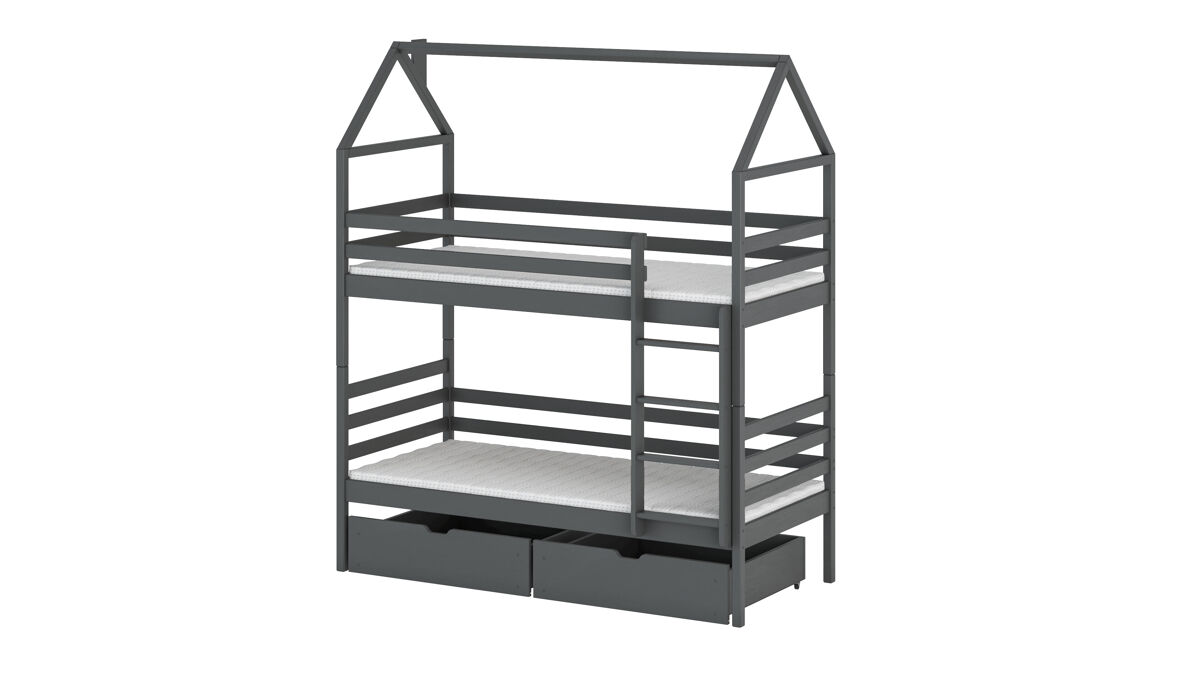 CAMA INFANTIL ALEX 88x198 Grafito