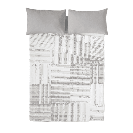 SANDAL - Conjunto de Lençóis Impressos Cama 2 Peças 135 - Algodão extra macio - Inclui lençol plano + 1 fronha - TEXTURE